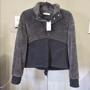 Cozy Gray Fleece Jacket